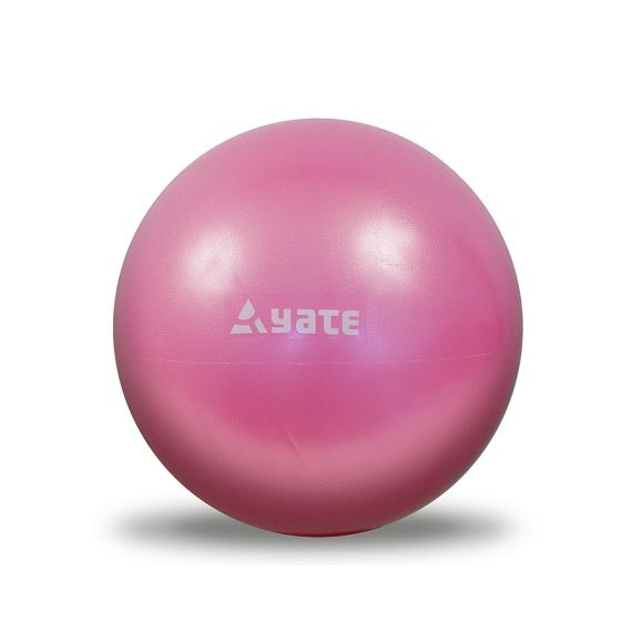 Míč na cvičení YATE Over Gym Ball 26 cm růžová