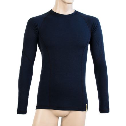 Pánské funkční tričko s dlouhým rukávem SENSOR Merino DF deep blu (4)
