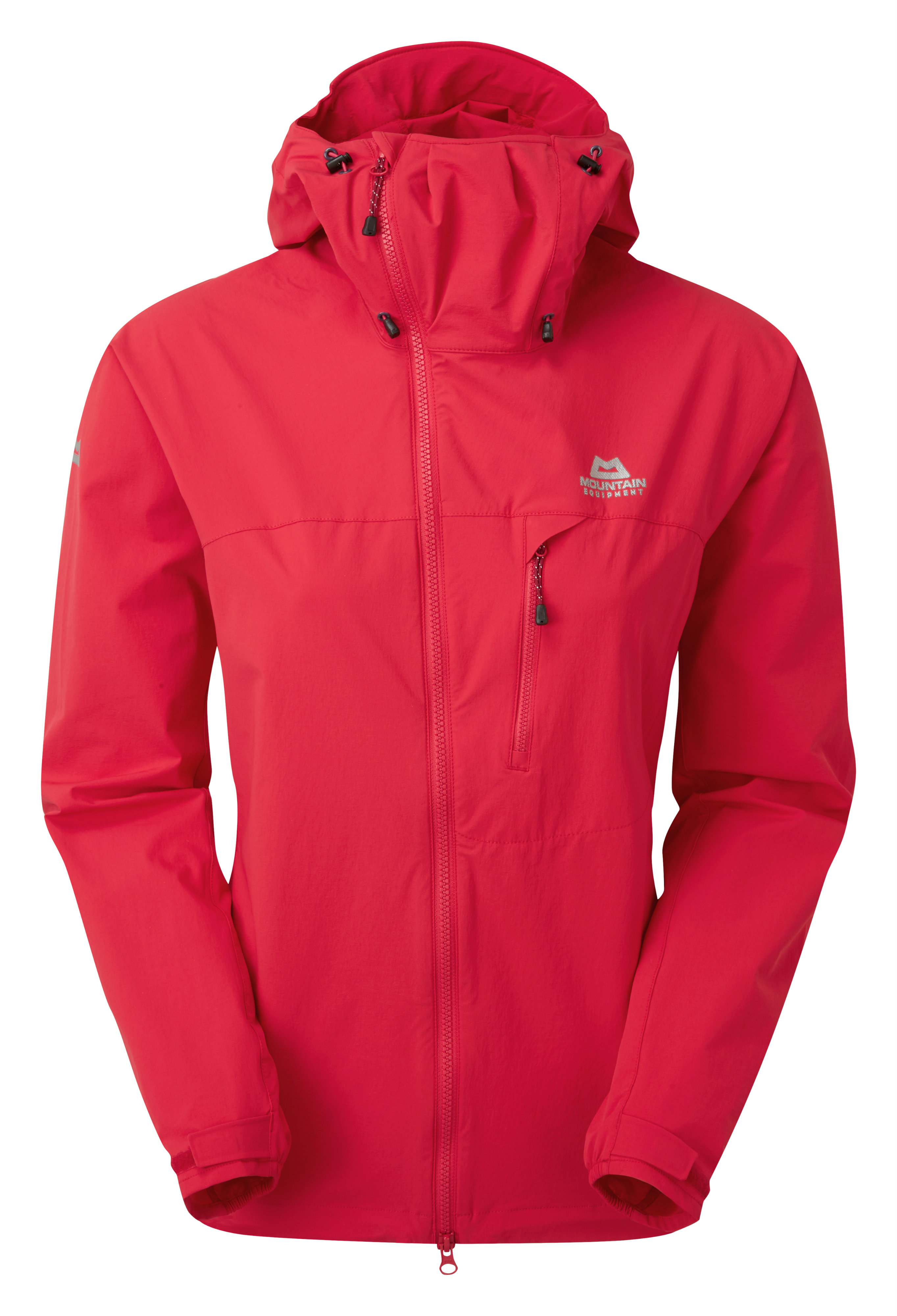 Dámská softshellová bunda MOUNTAIN EQUIPMENT Squall Hooded Jacket Capsicum red M