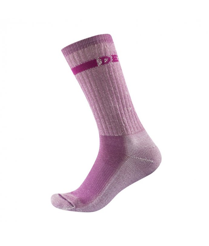 Dámské ponožky Devold Outdoor Medium Pink melange 35-37