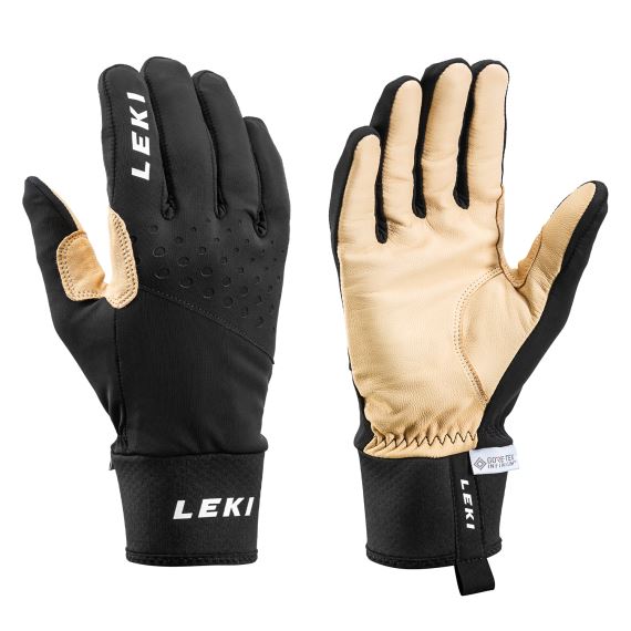 Běžkařské rukavice LEKI Nordic Race Premium Black-sand