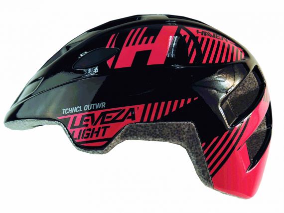 Dětská cyklistická helma Haven Leveza Light černá/růžová