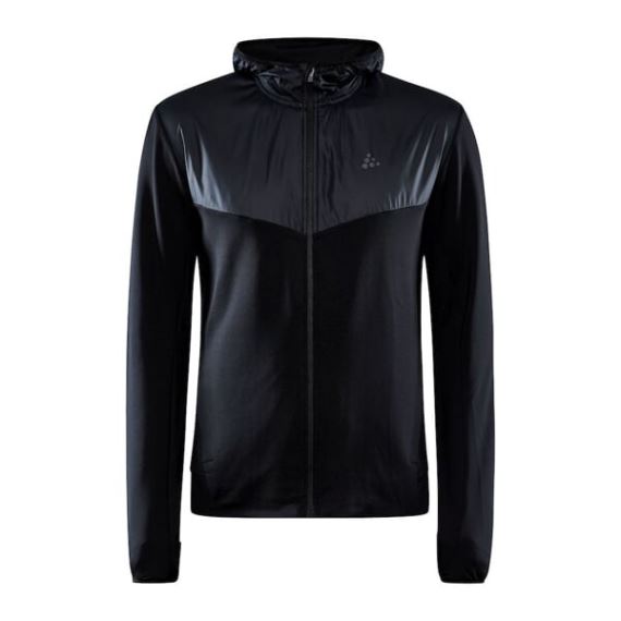 Pánská sportovní bunda/mikina s kapucí CRAFT ADV Charge Jersey černá