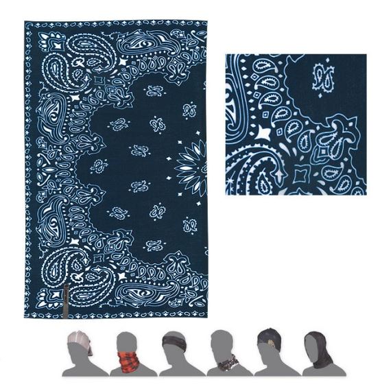 Multifunkční šátek SENSOR Tube Ornament modrá