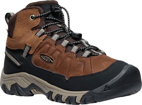 Dětské turistické boty Keen Targhee IV Mid WP Youth bison/brindle