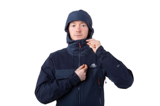 Pánská hardshell bunda Mountain Equipment Saltoro lapis blue/dark ocean (5)