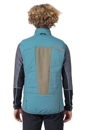 Pánská skialpová vesta Hannah Kechu Hoody oil blue/burnt olive (3)