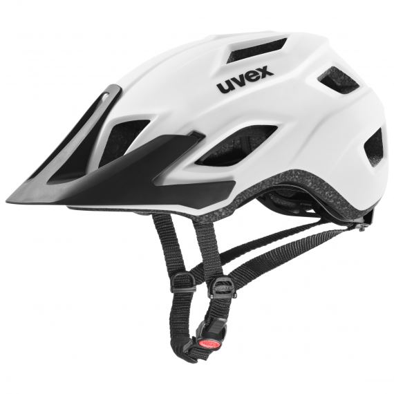 Cyklistická helma Uvex Access white mat