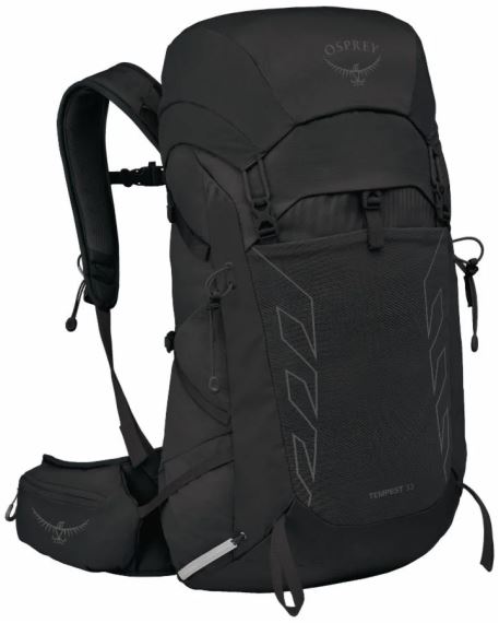 Turistický batoh Osprey Tempest 33 EF black/coal grey