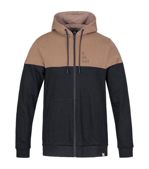 Pánská turistická mikina Hannah Fezco Hoody Anthracite/coca mocha