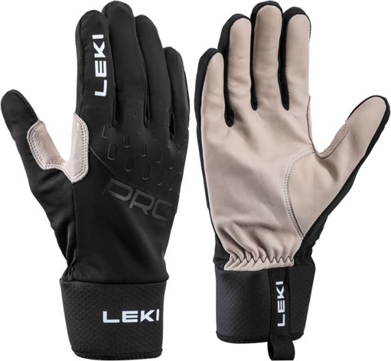 Běžkařské rukavice Leki PRC Premium black-sand