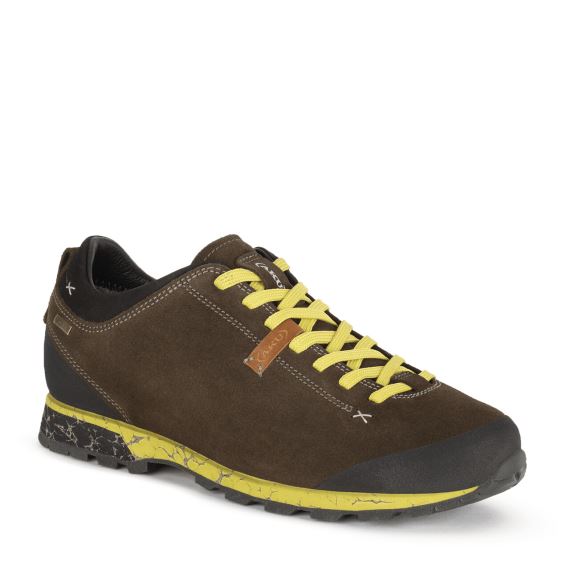 Pánské boty AKU Bellamont 3 Suede GTX Moss Green/lime