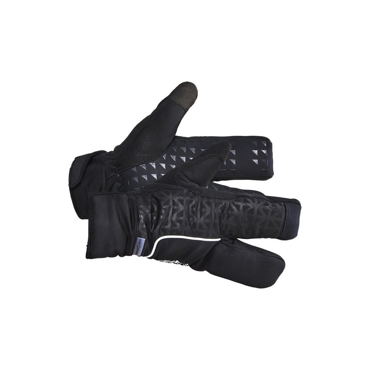 Cyklistické rukavice CRAFT Siberian Split Finger 2.0 černá M