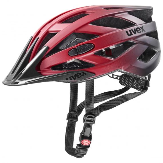 Cyklistická helma Uvex I-VO CC red-black mat