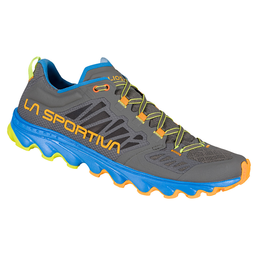 Pánské trailové boty La Sportiva Helios III Metal/Electric blue 10,5UK