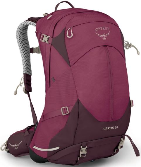 Dámská batoh Osprey Sirrus 34L elderberry purple/chiru tan