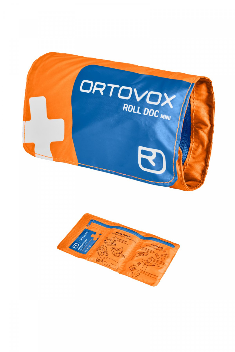 Lékárnička Ortovox First Aid Roll Doc Mini shocking orange
