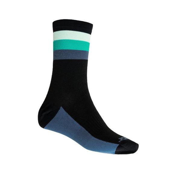 Ponožky sportovní SENSOR Coolmax Summer Stripe černá/zelená