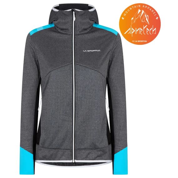 Dámská mikina La Sportiva Aequilibrium Thermal Hoody black/malibu blue