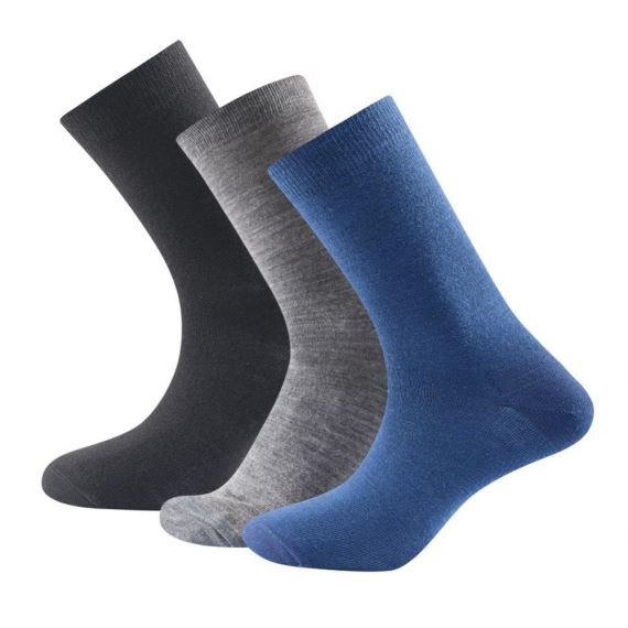 Pánské velmi lehké vlněné ponožky Devold Daily modrá