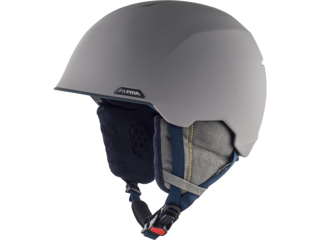 Lyžařská helma Alpina Sports Albona grey-curry matt 53-57cm