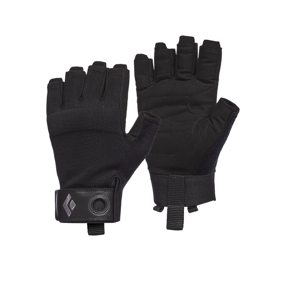 Pánské půlprstové rukavice Black Diamond Crag Half-Finger Gloves Black L