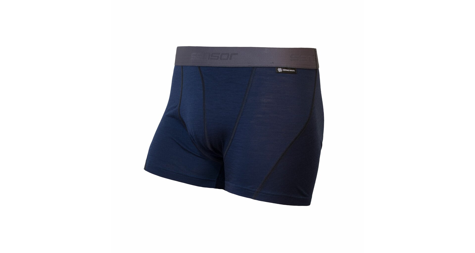 Pánské trenky Sensor Merino Active deep blue -L