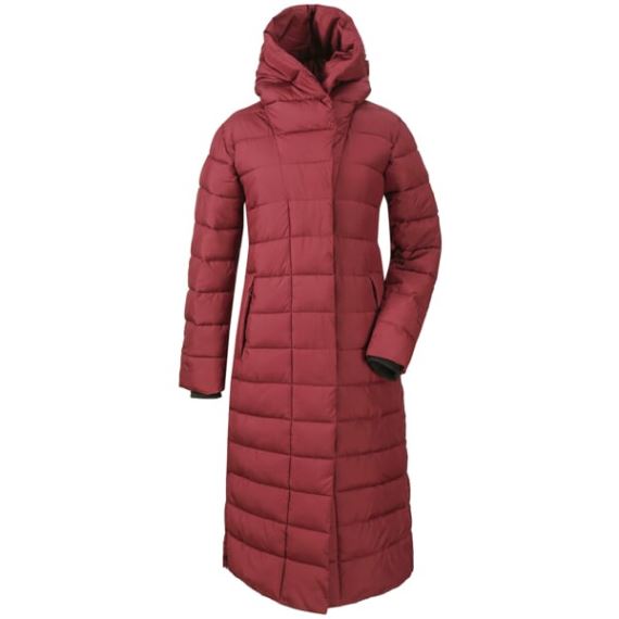 Dámský zimní zateplený kabát Didriksons Stella červená