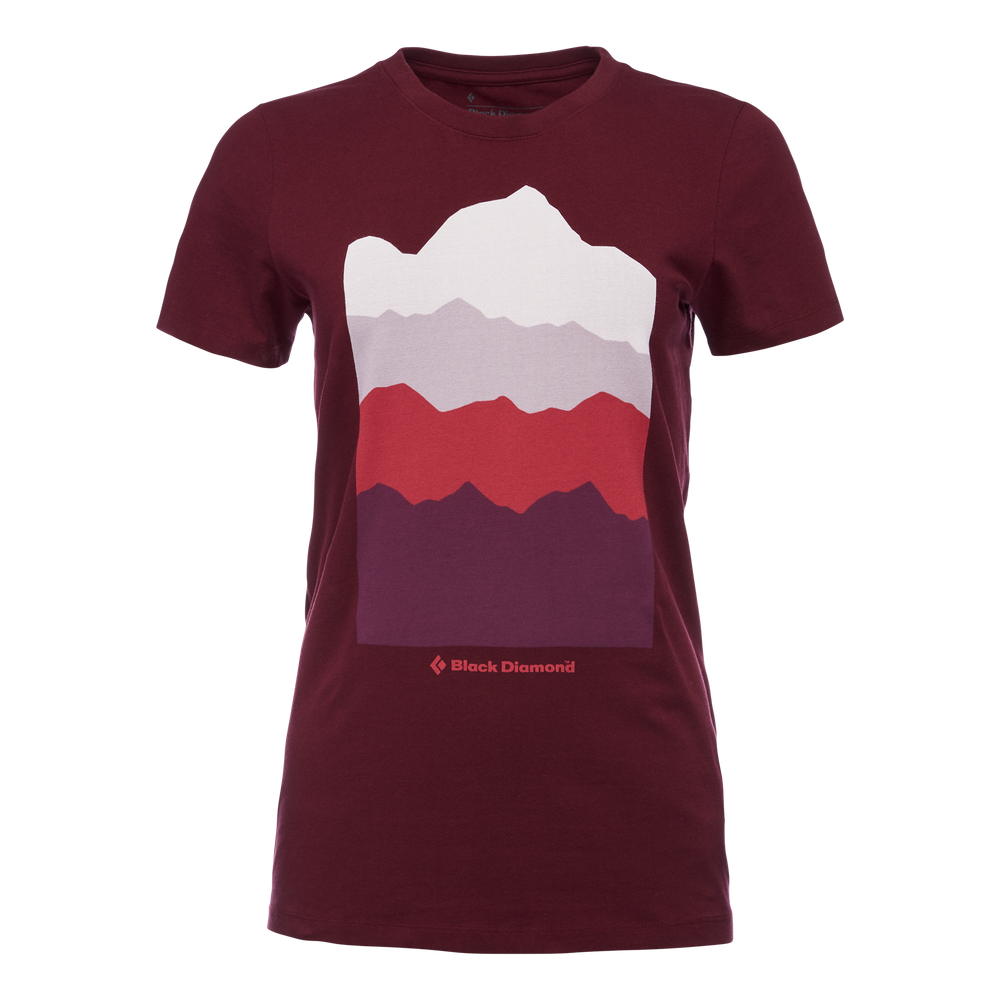 Dámské tričko Black Diamond Vista SS Tee Bordeaux L