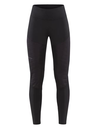 Dámské zateplené kalhoty Craft ADV SubZ Tights 3 černá – přední pohled na celý produkt.