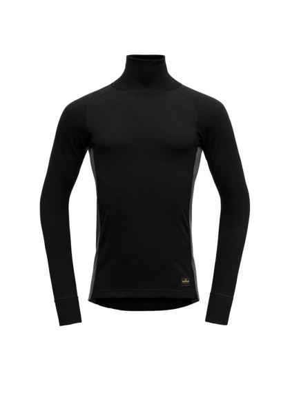 Pánské funkční tričko Devold Spirit High Neck Black