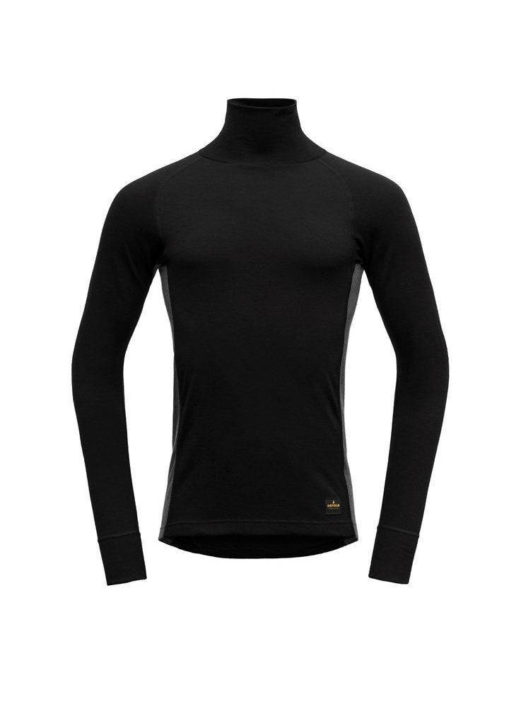 Pánské funkční tričko Devold Spirit High Neck Black M