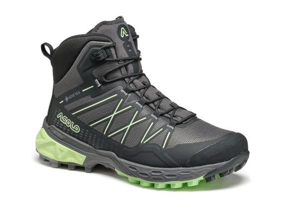 Dětské boty Asolo Tahoe Mid JR shark grey/black/brook green/B182