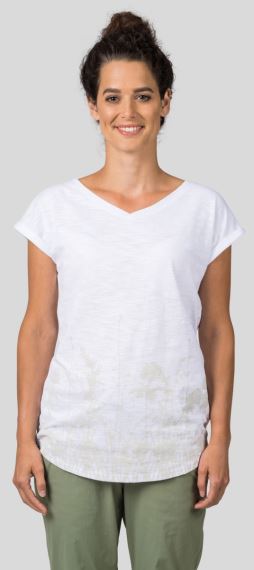 Dámské triko Hannah Marme White - gray