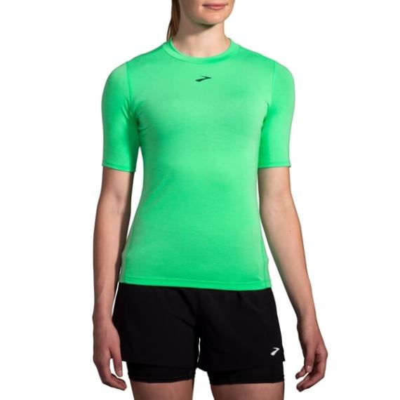 Dámské triko Brooks High Point Short Sleeve zelená