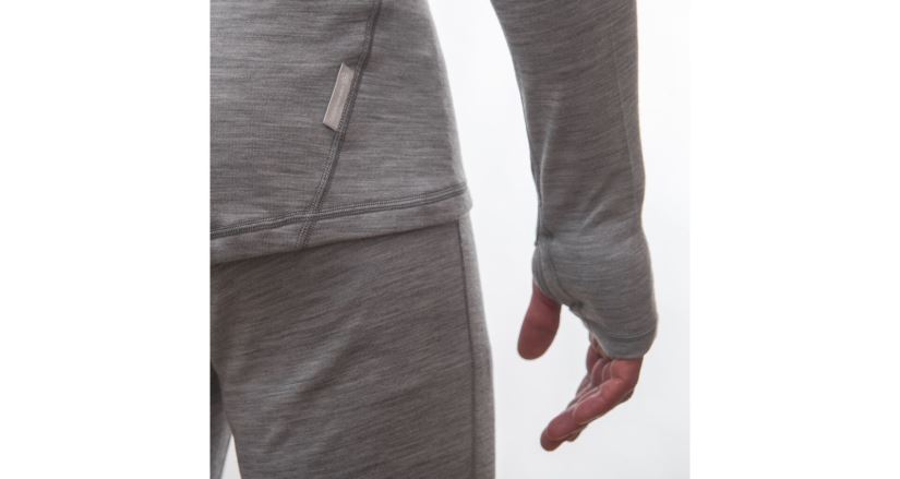 Pánské funkční triko s dlouhým rukávem Sensor Merino Bold Šedá (4)