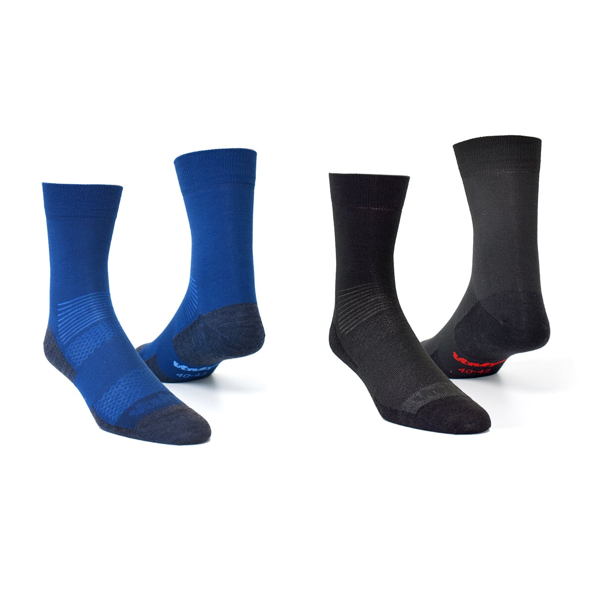 Ponožky Vavrys LightTrek CMS 2-pack černá-tmavě modrá 34-36EU