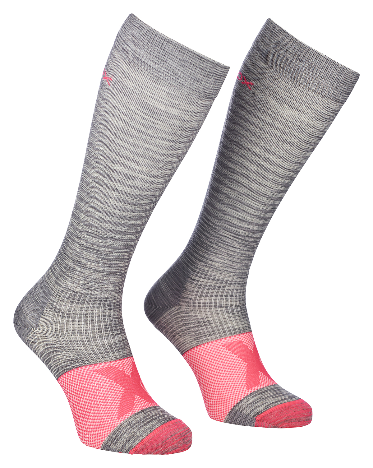 Dámské ponožky ORTOVOX Tour Compression Long Grey blend 39-41