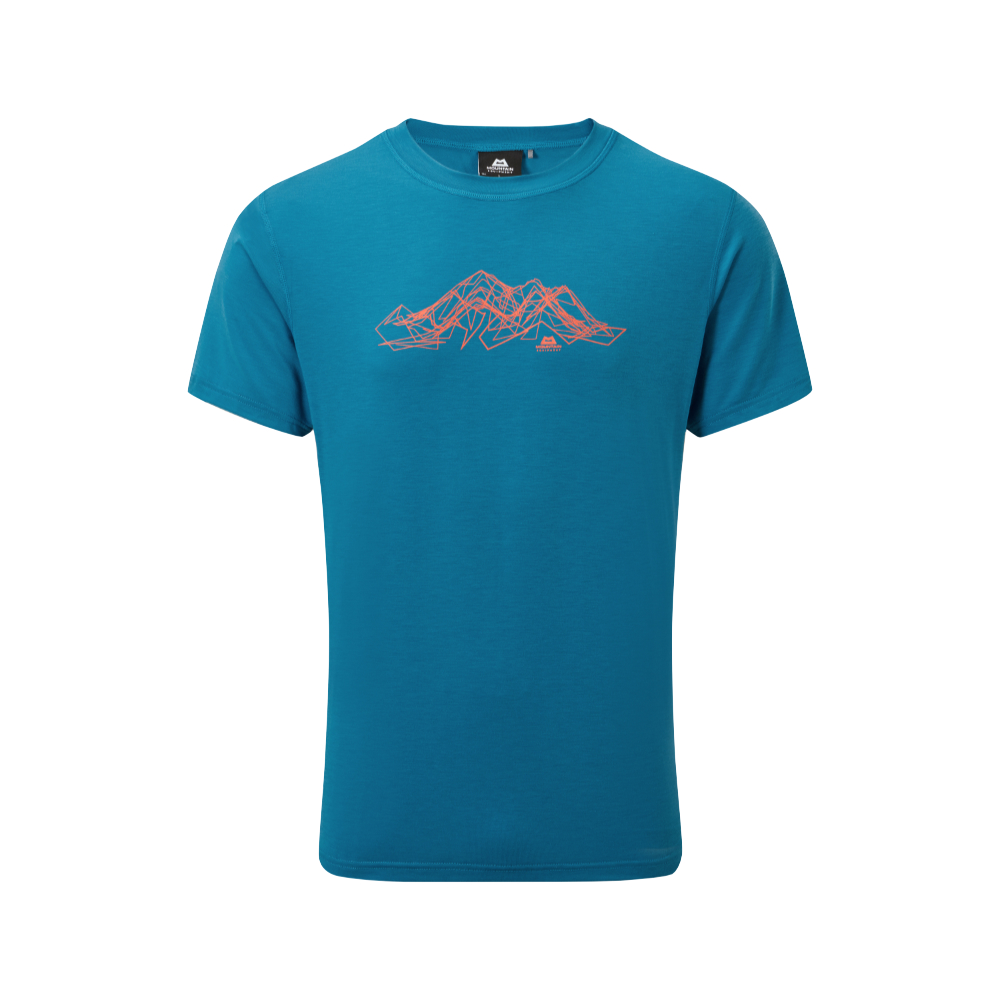 Pánské funkční tričko Mountain Equipment Groundup Mountain Tee Alto blue XXL