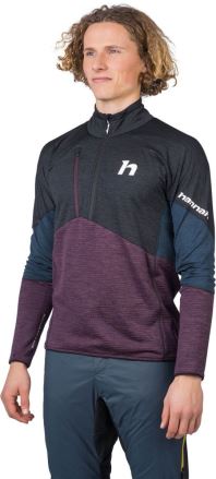 Pánská mikina Hannah Niro HZ anthracite/prune purple mel (4)
