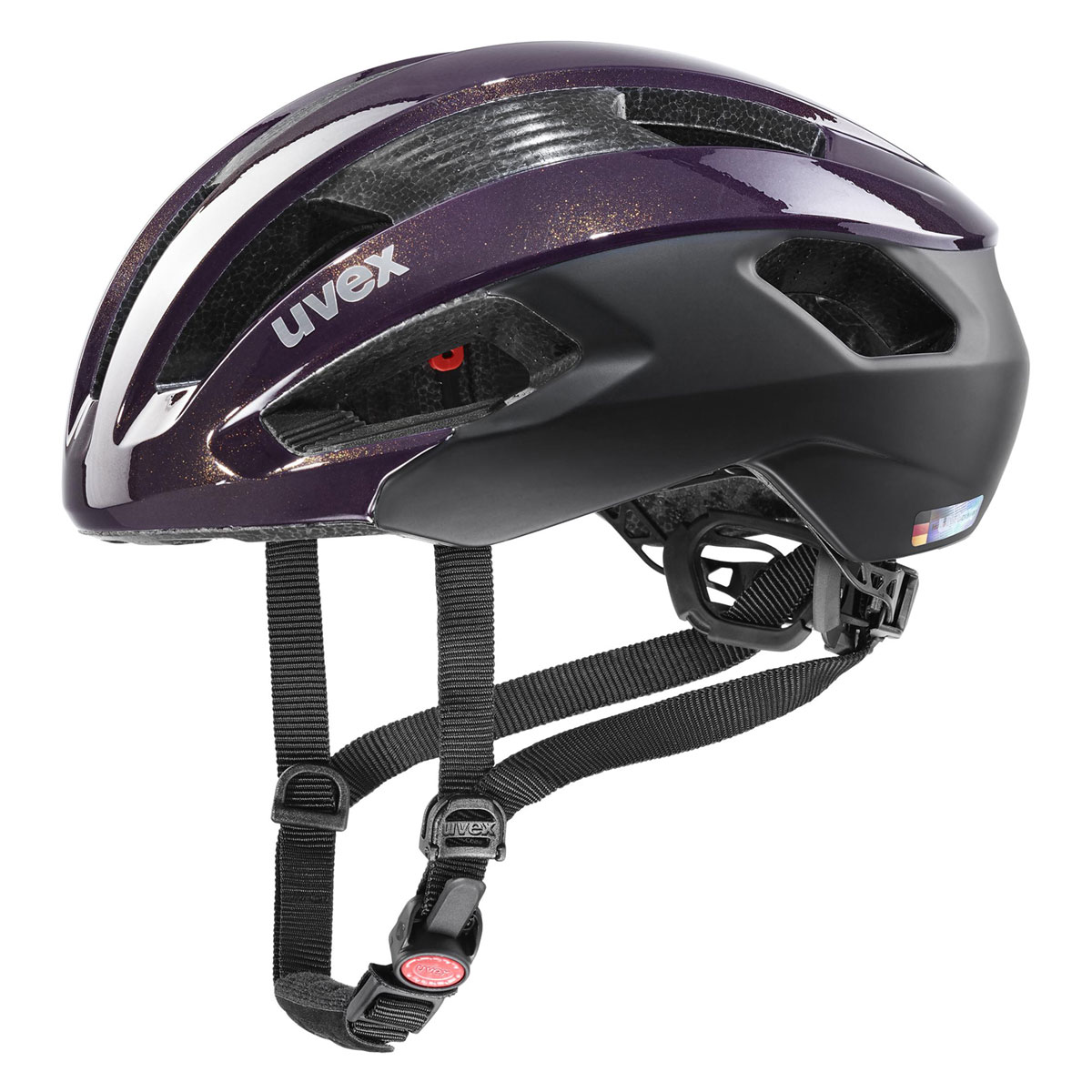 Cyklistická helma Uvex RISE CC, Prestige - BlackMat L(56-60cm)