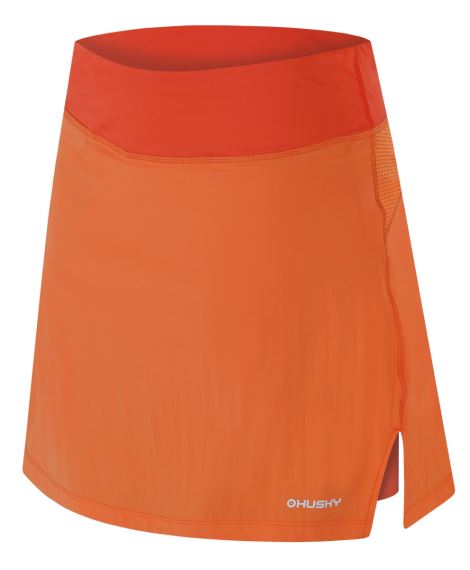 Dámská funkční sukně se šortkami Husky Flamy L orange