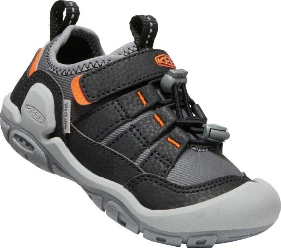 Dětské sportovní boty Keen Knotch Hollow Children steel grey/safety orange