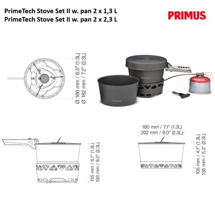 Vařič set PRIMUS PrimeTech II 2x1,3L w. pan (6)