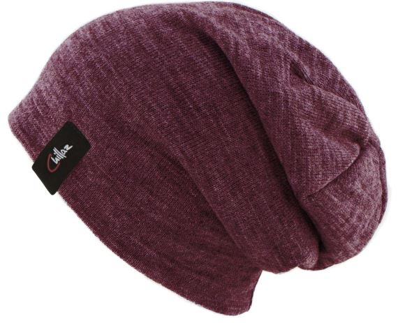 Pletená čepice Chillaz Relaxed Beanie Burgundy One size