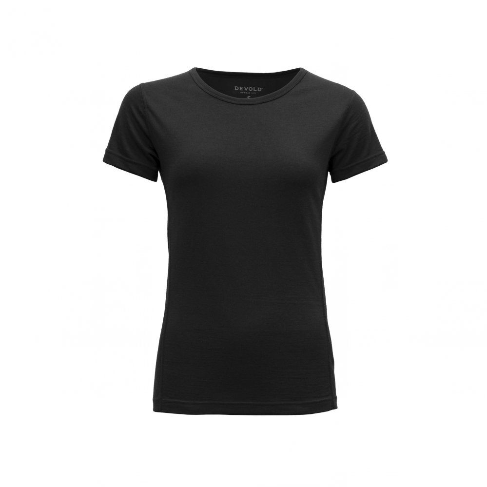 Dámské funkční triko Devold Breeze merino 150 T-shirt WMN Black XL