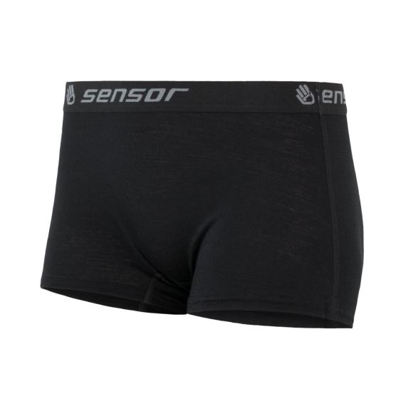 Dámské kalhotky s nohavičkou SENSOR Merino Active černá