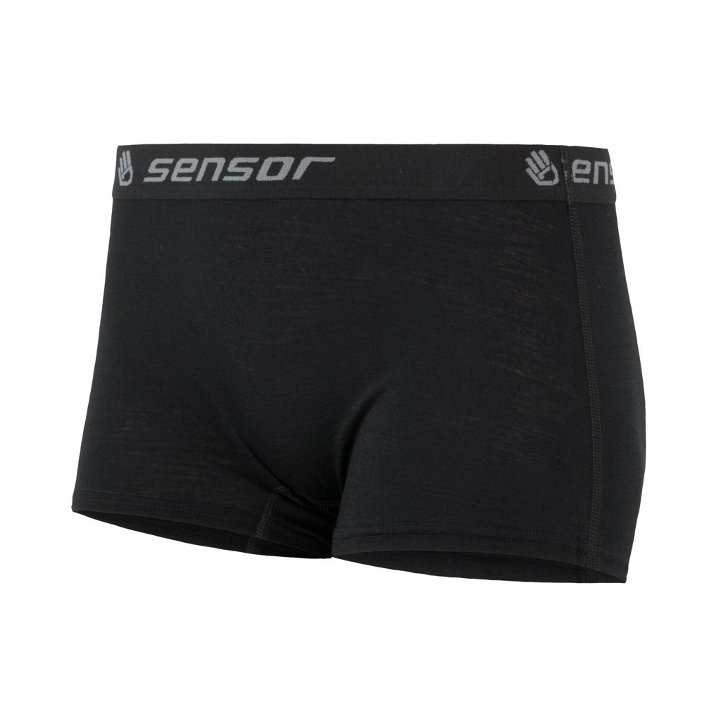 Dámské kalhotky s nohavičkou SENSOR Merino Active černá L
