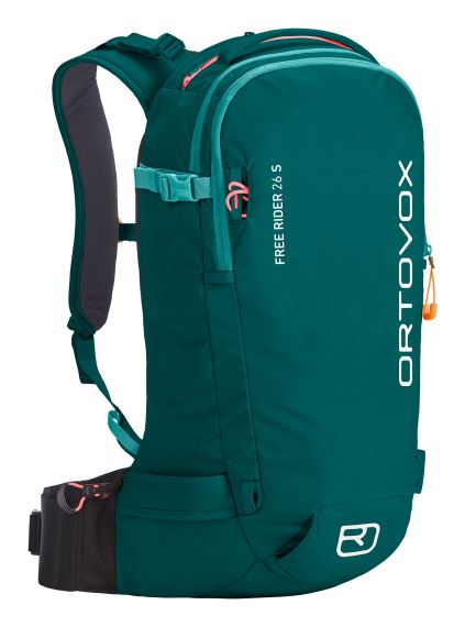 Lyžařský batoh ORTOVOX Free Rider 26L S Pacific green