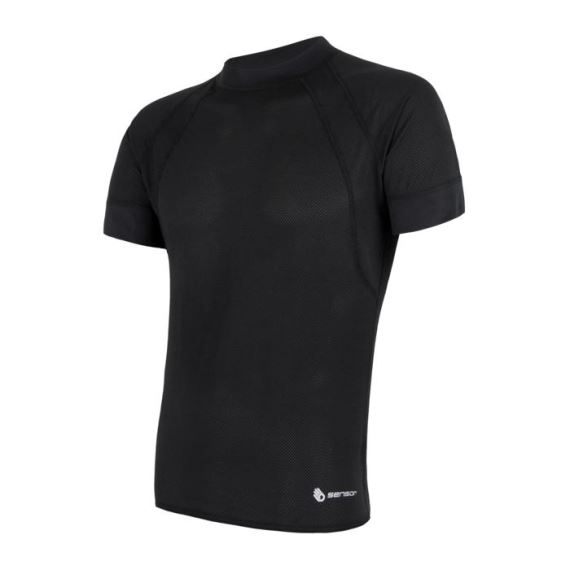 Pánské funkční tričko s krátkým rukávem SENSOR Coolmax Air černá